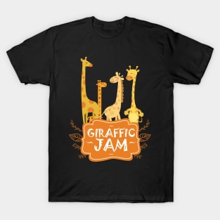 Giraffic Jam Safari Giraffe lover T-Shirt